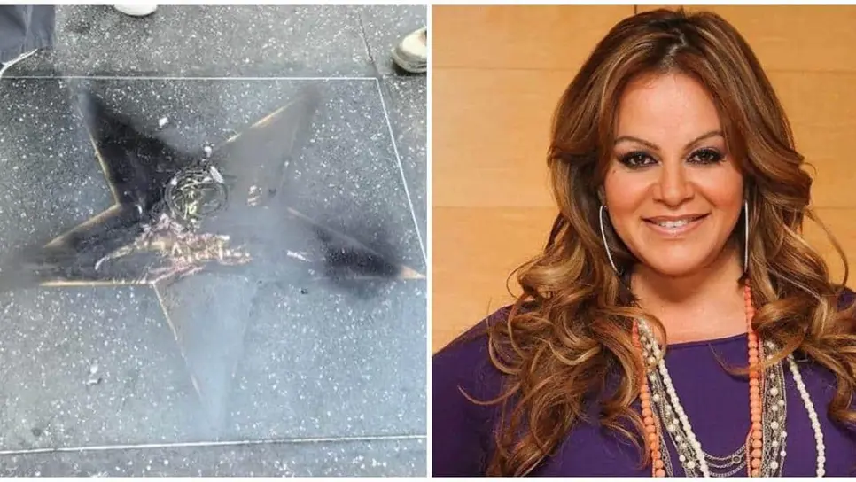 FOTO: Vandalizan estrella de Jenni Rivera.