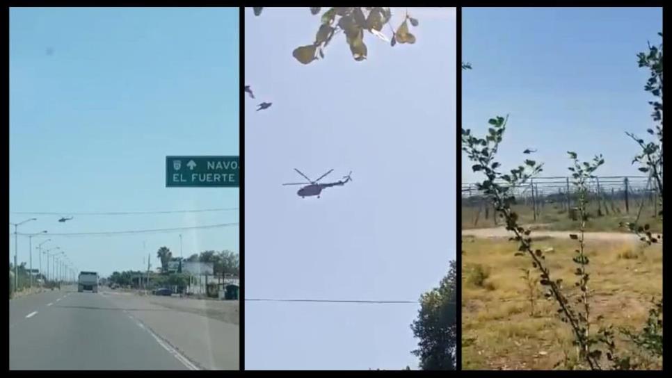 Helicóptero de la Marina sobrevuela «bajito» el Valle del Carrizo ¿A quién buscan?
