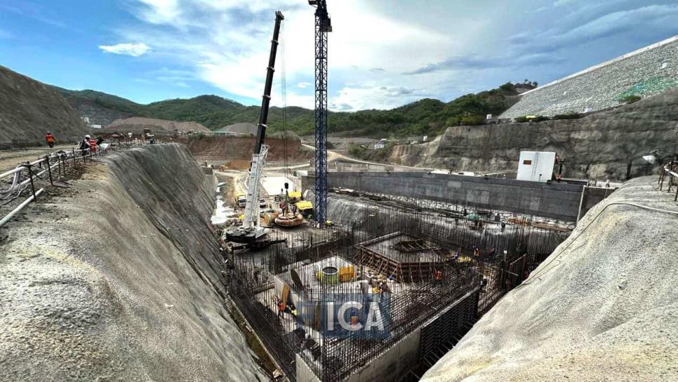 Construyen la hidroeléctrica en la Presa Santa María en el sur de Sinaloa | FOTOS