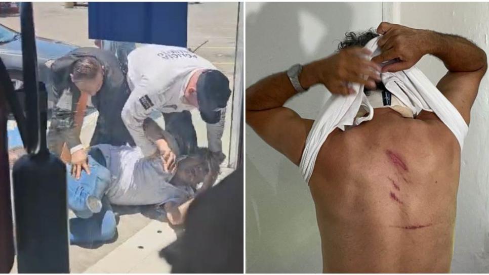 Agentes de tránsito de Mazatlán agreden a adulto mayor | VIDEO 