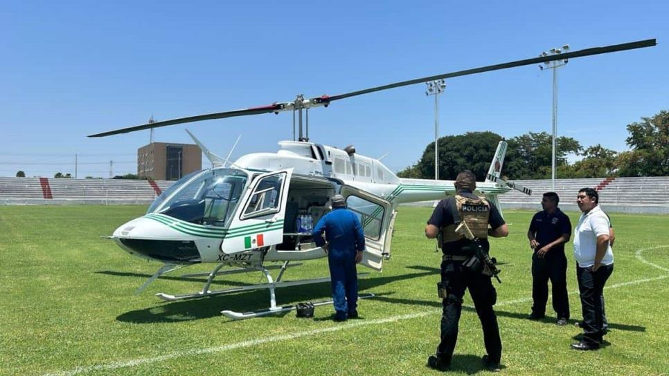 En helicóptero trasladan al Pediátrico a niño quemado en incendio de El Huitussi