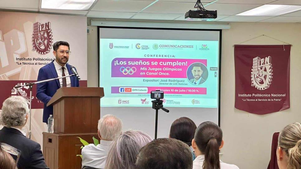 ¡Los sueños se cumplen! José Rodríguez comparte su experiencia de los Juegos Olímpicos en el IPN Culiacán