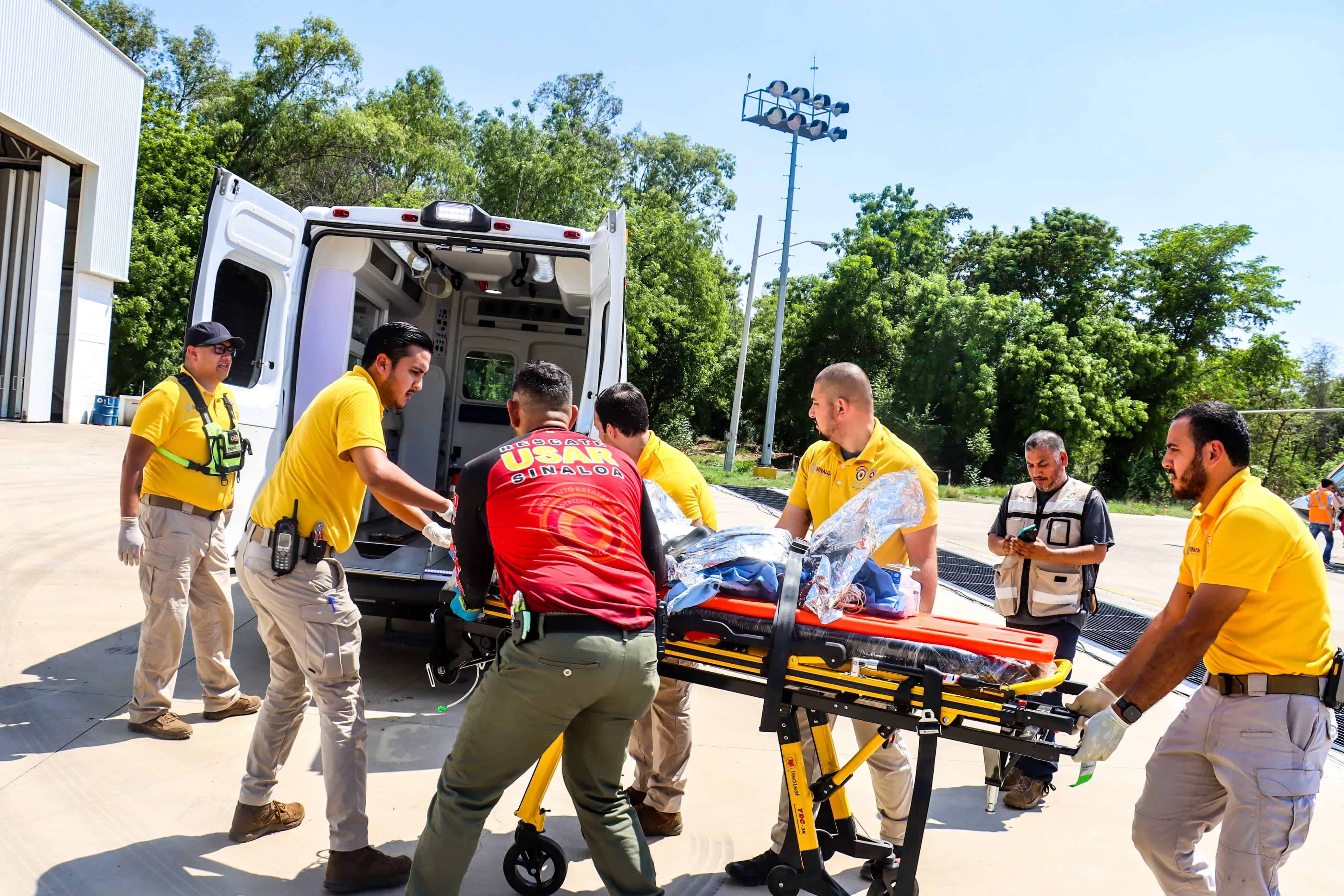 FOTO: Traslado del niño Ángel Alexander.