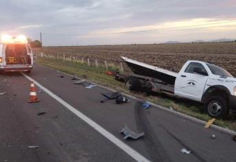 Fuerte accidente en la Maxipista deja un tráiler y dos grúas dañadas