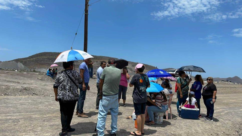 Familias de «El Campito» temen quedar bajo el agua