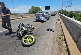 Una pareja resulta herida al chocar por alcance contra un automóvil en Culiacán