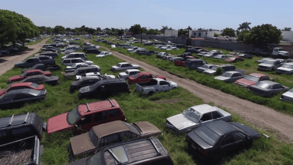 Denuncian supuestas irregularidades en el corralón de Culiacán: "arrastran" motocicletas y las desmantelan