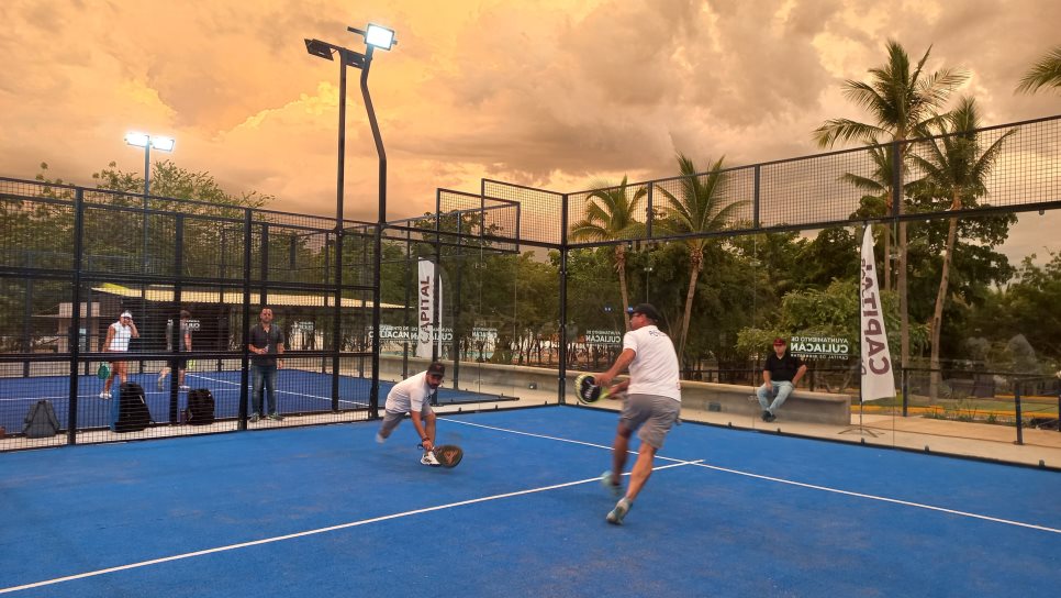 Gámez Mendívil inaugura canchas de pádel en el Parque Culiacán 87