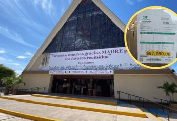 ¿Cuánto llegó de luz en el templo de La Lomita en Culiacán?