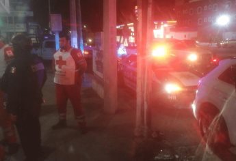 Patrulla de la Policía Estatal choca en Culiacán; hay dos policías heridos
