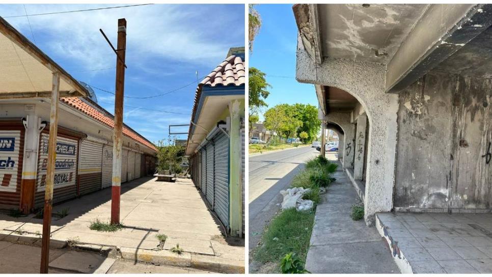 Plazas comerciales de Los Mochis, en el abandono y deterioro