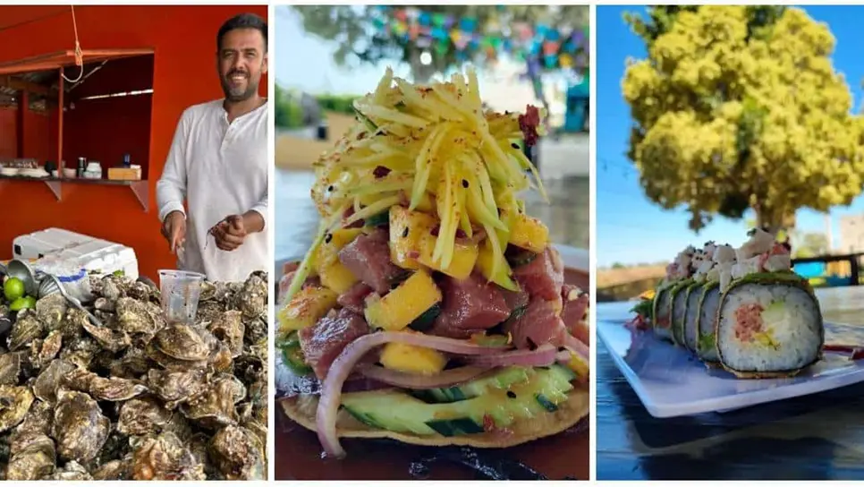 FOTO: Corredor gastronómico en Los Álamos.