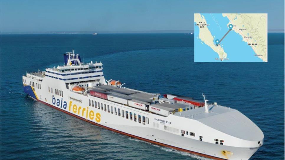 Así es el California Star, el ferri que viaja de Topolobampo a La Paz