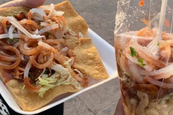 Cueritos de cerdo, de las botanas preferidas en Mazatlán