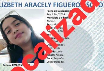 Localizan sana y salva a Lizbeth Figueroa, adolescente desaparecida en El Ejido Primero de Mayo