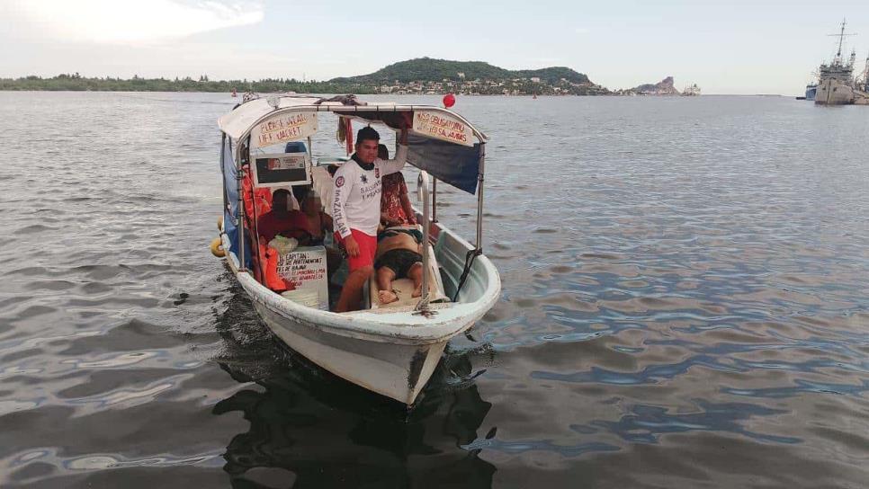 Lancha golpea a turistas mientras nadaban en la Isla de la Piedra, Mazatlán