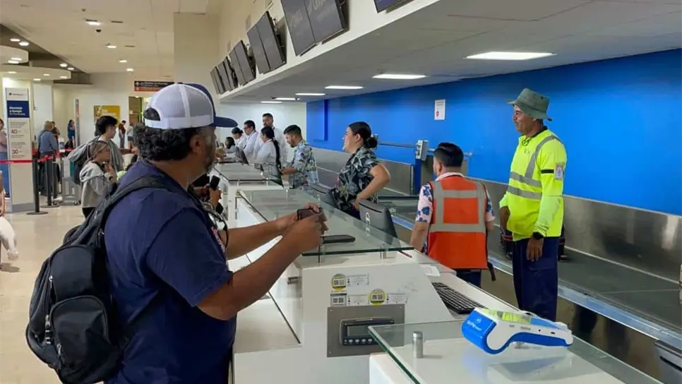 ¡Todo a la normalidad! Tras caída de Microsoft, actividades en el Aeropuerto de Mazatlán se regularizan