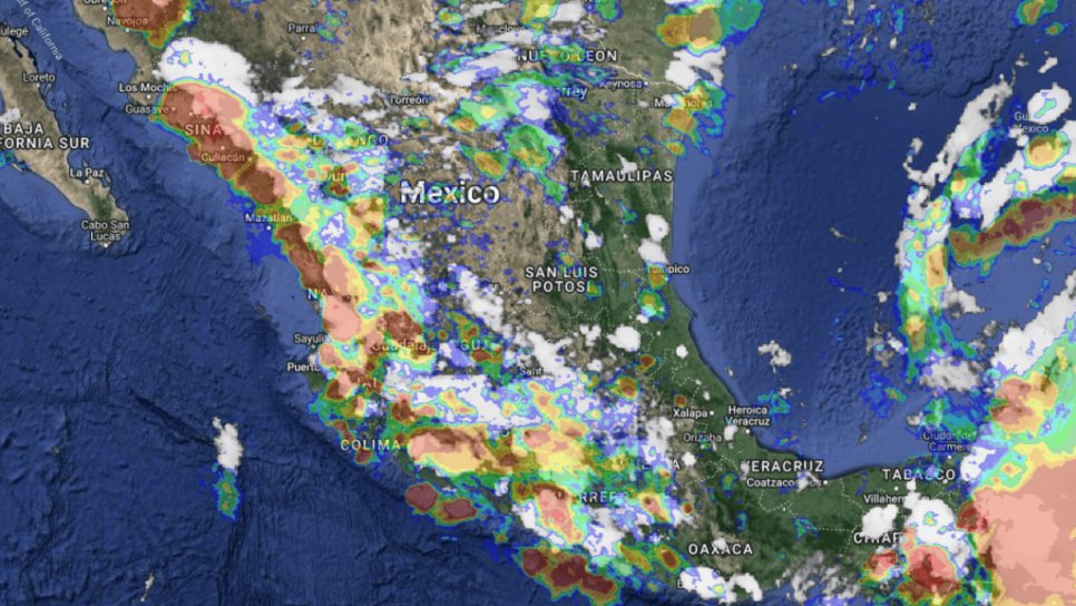 ¡Aguas! Se esperan lluvias puntuales intensas en distintas zonas de Sinaloa