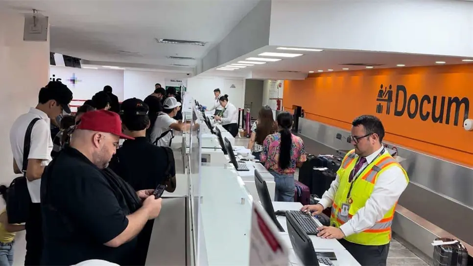 Durante varias horas, el check in en línea no estuvo disponible. FOTO: Luz Noticias