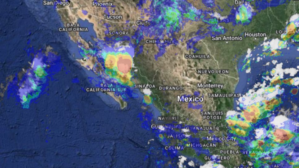 Se esperan lluvias puntuales fuertes para Sinaloa este domingo