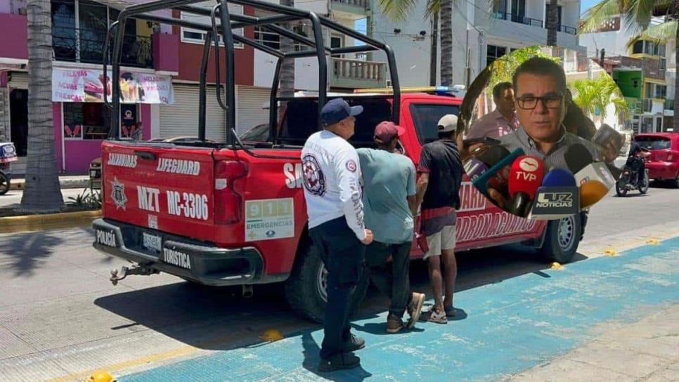 Denuncian a policías de Mazatlán por cobrar «cuotas» a turistas que se quedan en la playa por las noches