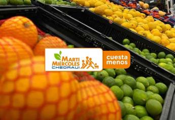 Marti-miércoles Chedraui: Ofertas del 23 y 24 de julio en frutas y verduras