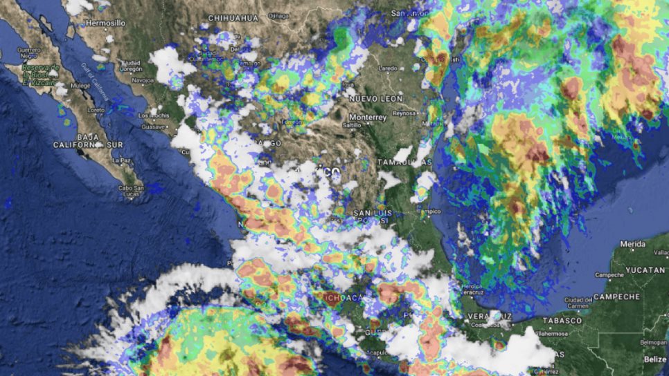 Continuarán lluvias en Sinaloa a causa del monzón mexicano