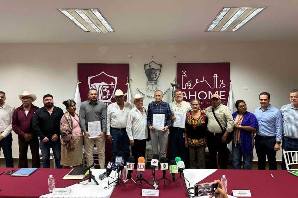 Ayuntamiento de Ahome y GPO firman convenio, llevarán 1.2 mdp en medicamentos a comunidades indígenas 