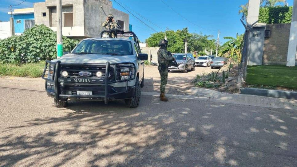 Detienen a una persona en operativo de la Marina en Costa Rica, Culiacán.