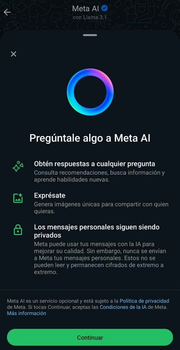 Meta AI llega a WhatsApp; ¿qué es y cómo desactivarla? | Luz Noticias