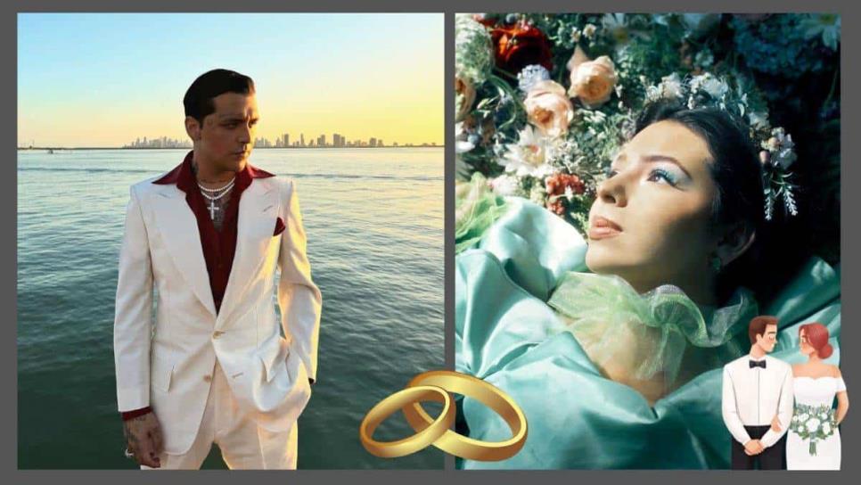 Christian Nodal y Ángela Aguilar se casan; sellan su amor en íntima ceremonia