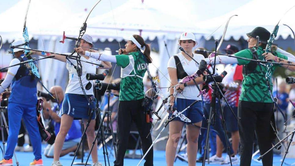 México femenil avanza a cuartos de final en Tiro con Arco por equipos de los Juegos Olímpicos París 2024