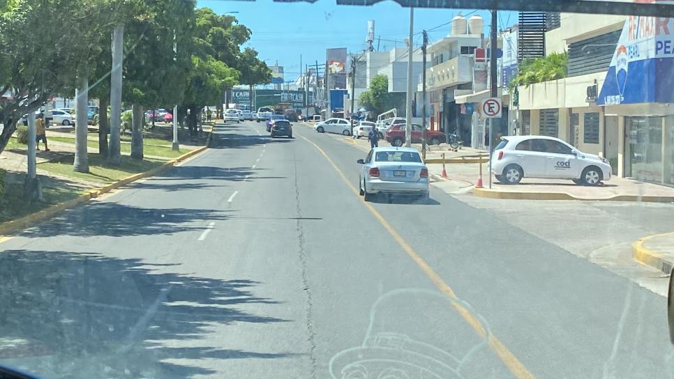 El carril preferencial en Mazatlán, un proyecto ignorado por conductores