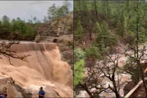 Así llegan los arroyos a las presas de Sinaloa desde la sierra de Chihuahua | VIDEO