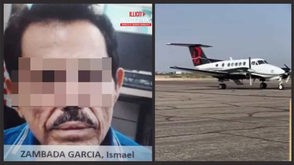 Ismael Zambada García viajaba en ese avión, presuntamente desde Hermosillo, Sonora. FOTOS: X