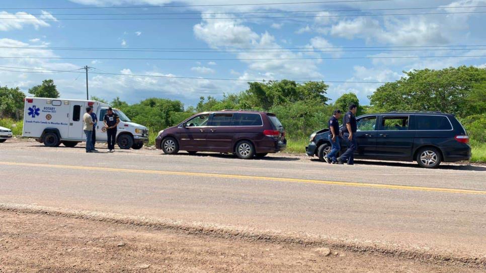 Se registra «carambola» de 5 carros en Caleritas, al sur de Mazatlán; hay dos lesionados