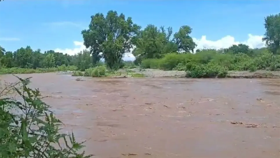 Los ríos finalmente se ven con bastante agua. FOTO: Luz Noticias