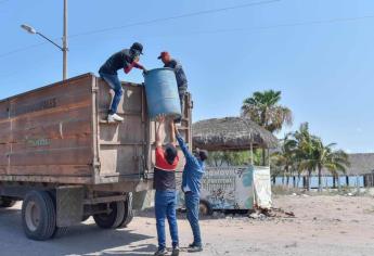 Ladrones siguen robándose botes de basura en El Maviri