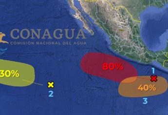 Alta probabilidad de que se forme una nueva tormenta tropical en el Océano Pacífico