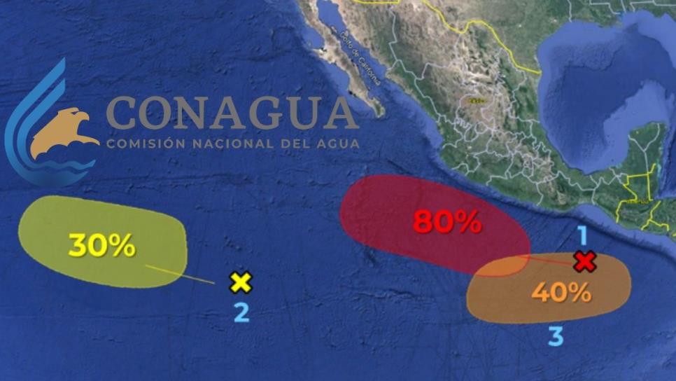 Alta probabilidad de que se forme una nueva tormenta tropical en el Océano Pacífico