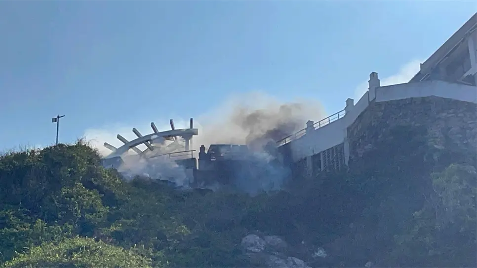 El incendió sí dejó personas lesionadas. FOTO: Luz Noticias