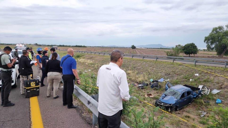 Dan de alta a papás del bebé fallecido en accidente en el trébol de San Pedro, Navolato