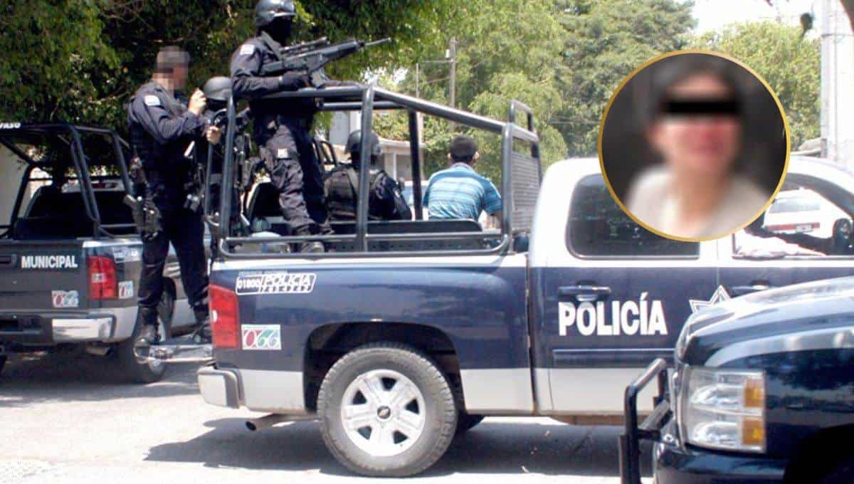 La mujer escandalizaba en la plazuela de Pueblos Unidos.