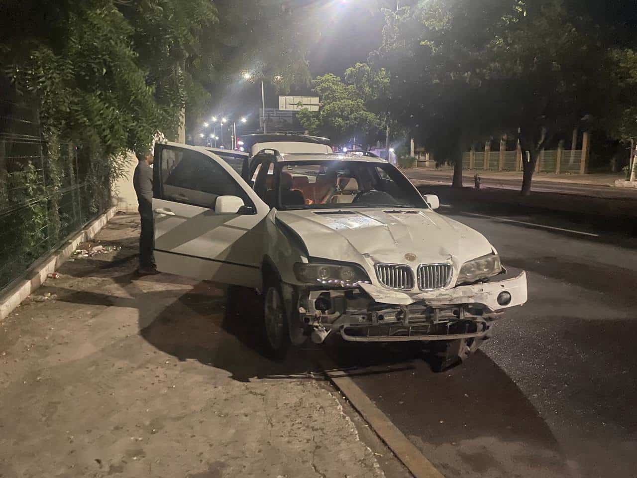 El choque se dio durante la noche del pasado miércoles. FOTO: Luz Noticias