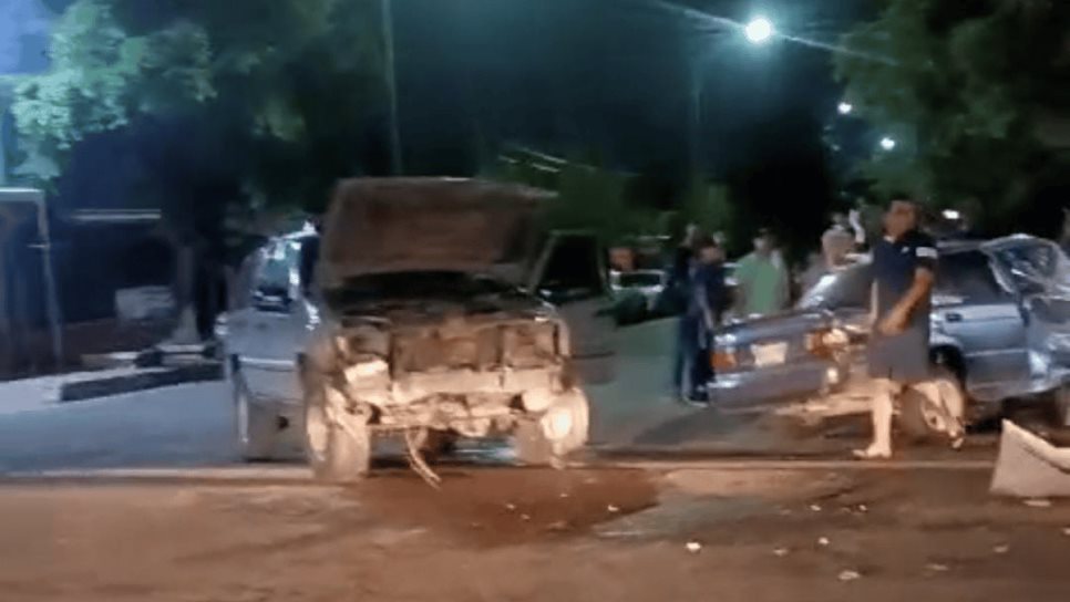 Encontronazo deja dos personas heridas en la colonia Díaz Ordaz de Culiacán