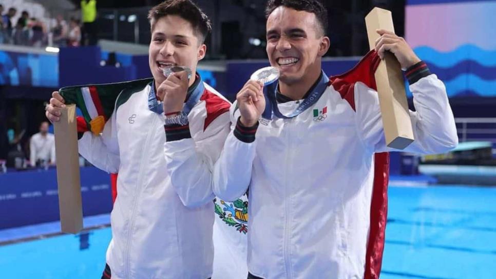 México gana su tercera medalla en París 2024; fue de plata y en Clavados Sincronizados 3M