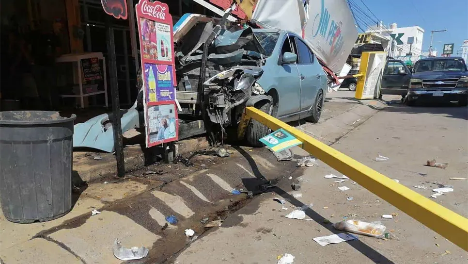 El conductor ya fue identificado y presuntamente iba a exceso de velocidad. FOTO: Luz Noticias