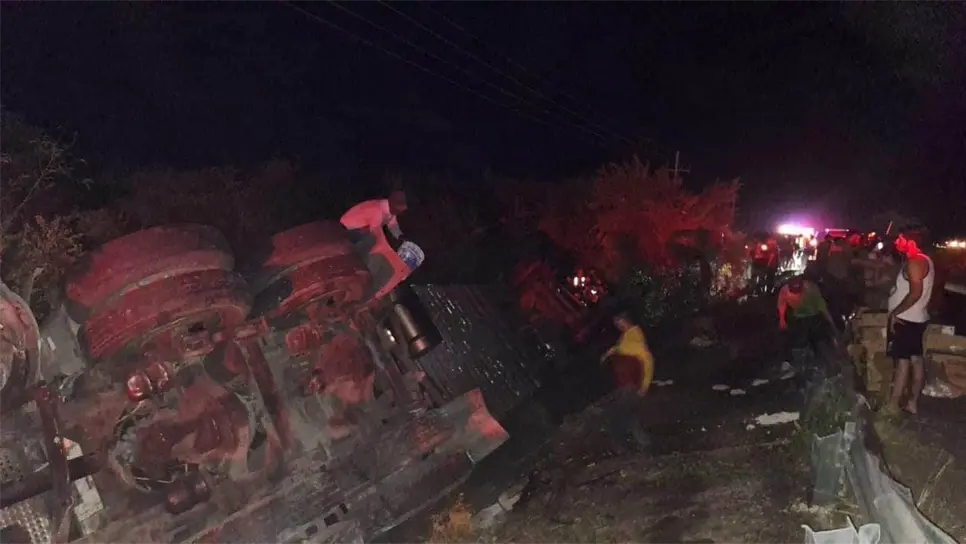 El conductor terminó con lesiones menores. FOTO: Cortesía