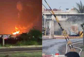 Explota estación de gas LP en Culiacán; provoca incendio y evacuan a habitantes