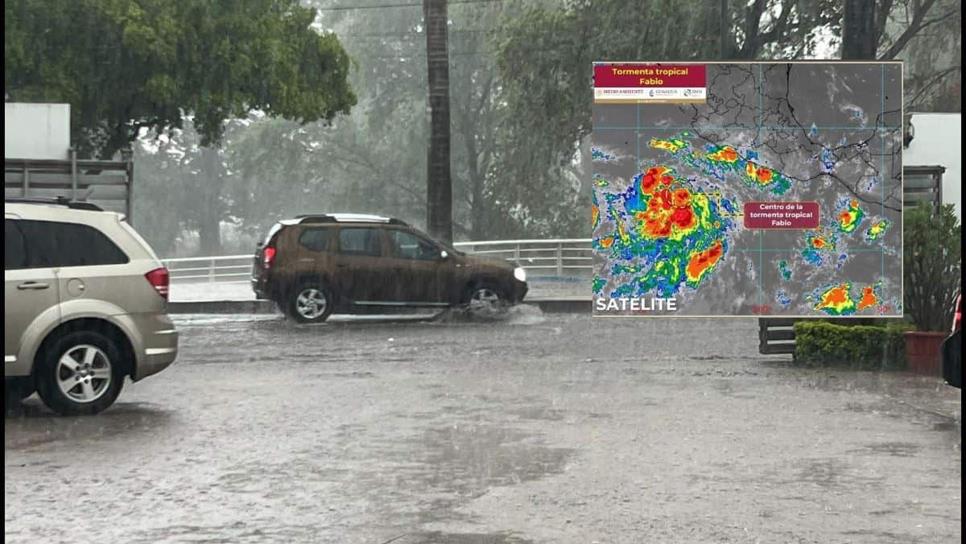 Tormenta tropical «Fabio» dejará lluvias para Sinaloa este martes 6 de agosto